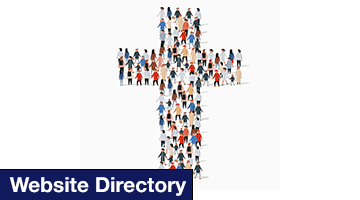 Cross image made with people